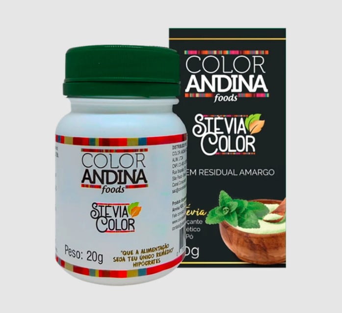ADOÇANTE STEVIA EM PÓ - COLOR ANDINA