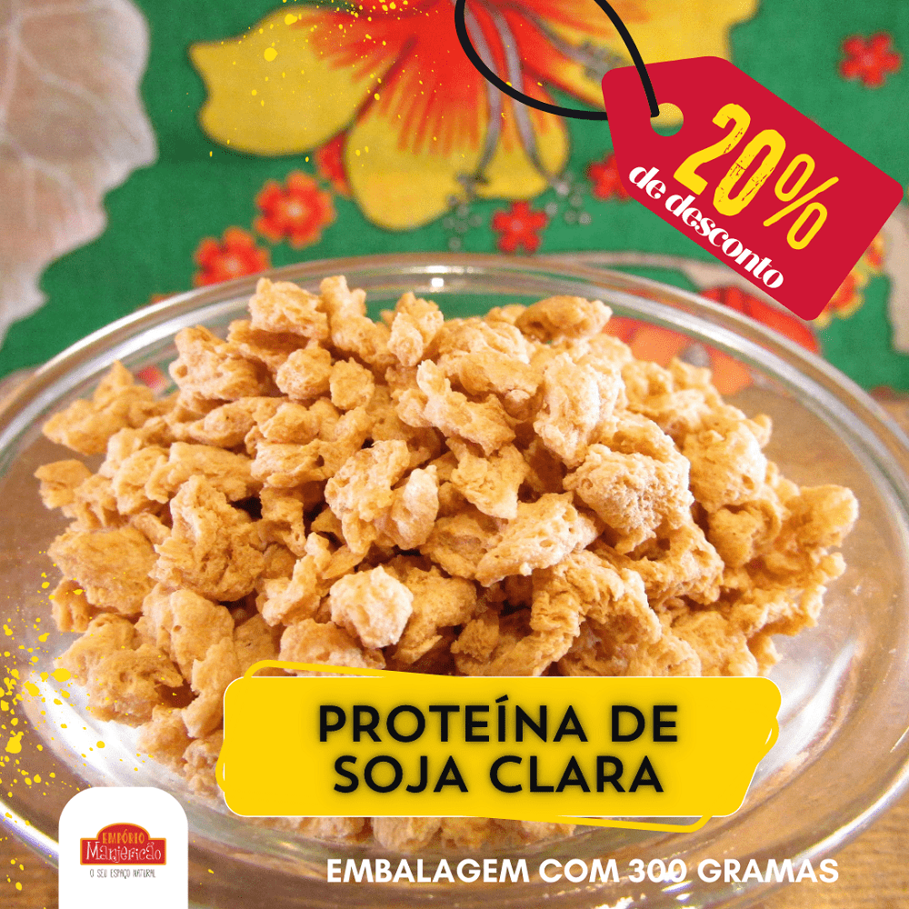 PROTEÍNA DE SOJA MIÚDA CLARA - BLACK FRIDAY - 300 GRAMAS