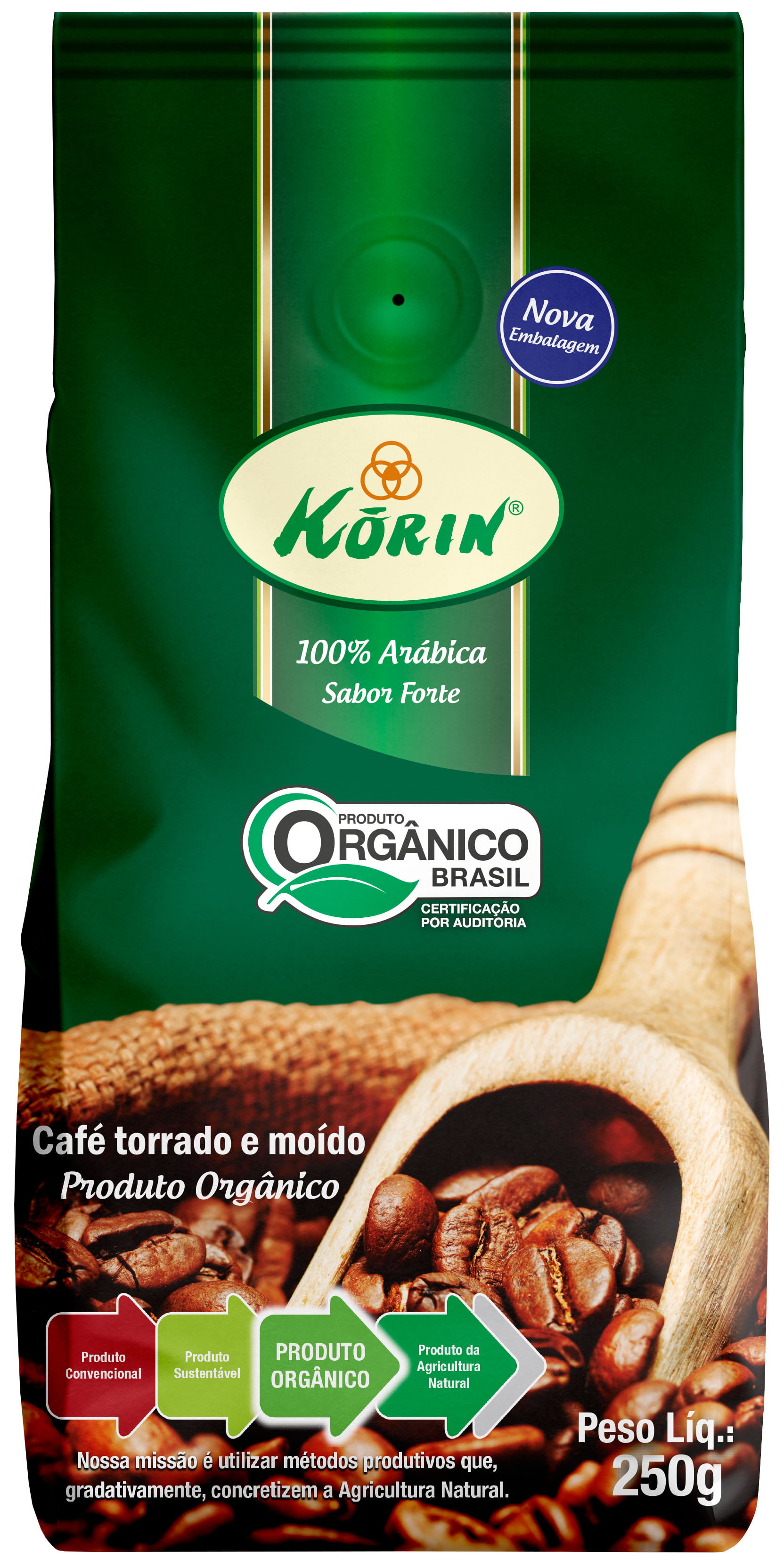 Café Moído Orgânico Korin