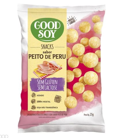 SNACK DE SOJA GOODSOY SABOR PEITO DE PERU