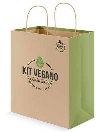 Salgado Vegano - Kit comida vegana