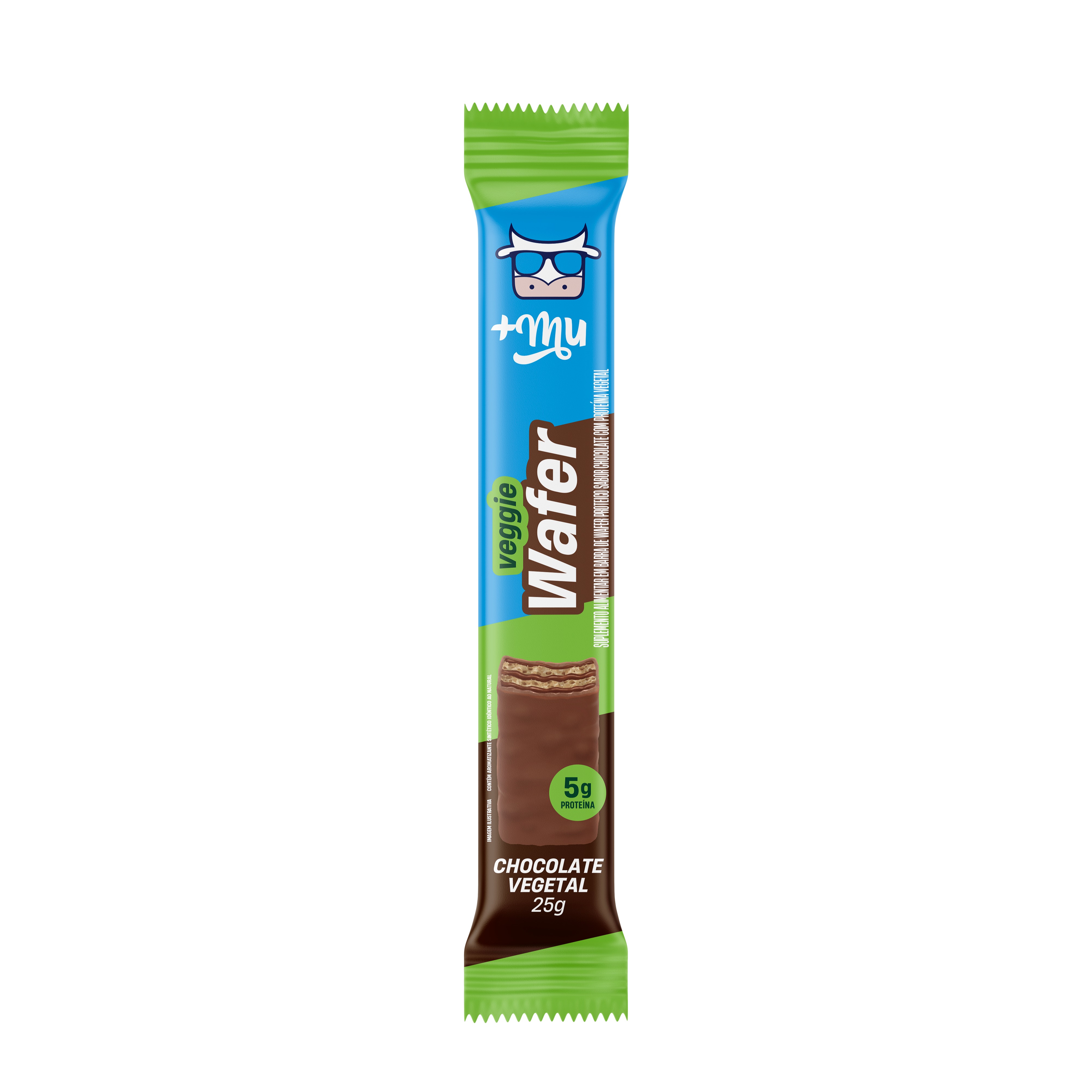 BARRA PROTEÍNA CHOCO WAFER VEGANO SABOR CHOCOLATE MAISMU