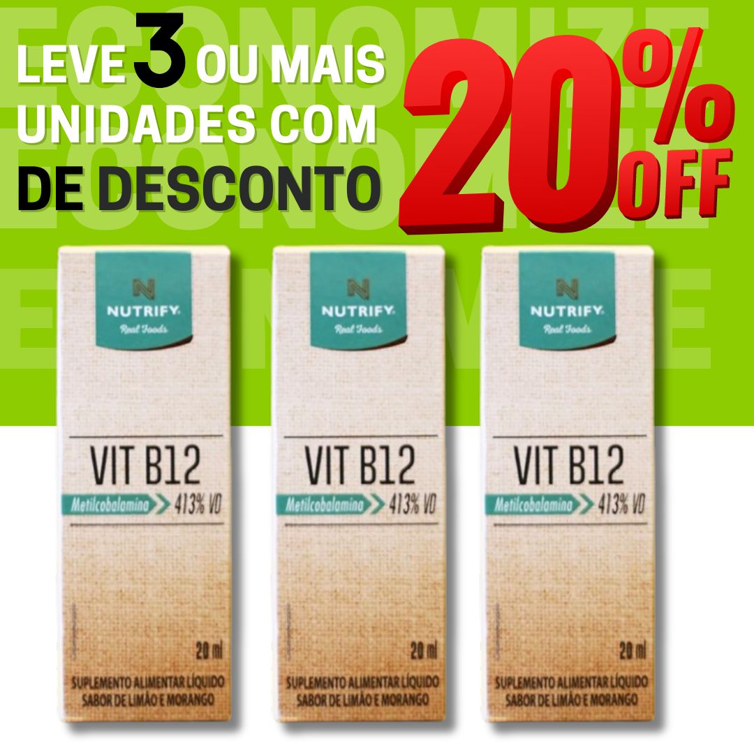 VITAMINA B12 EM GOTAS NUTRIFY