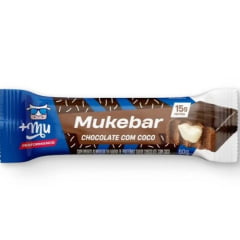 BARRA PROTEÍNA BARRINHA MUKE SABOR CHOCOLATE COM COCO 60G MAISMU