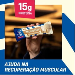 BARRA PROTEÍNA BARRINHA MUKE SABOR CHOCOLATE BRANCO 60G