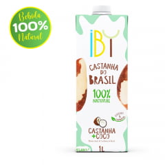 BEBIDA DE CASTANHA DO BRASIL IBY CASTANHA+COCO 1L