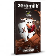 CHOCOLATE 70% CACAU ZEROMILK
