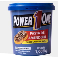 Pasta de Amendoim Chococolate com Avelã Power One