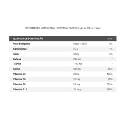 BEBIDA ENERGETICA IM BCAA ENERGY DRINK GUARANA 6 INTEGRALMÉDICA