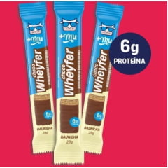 BARRA PROTEÍNA CHOCO WHEYFER SABOR BAUNILHA MAISMU