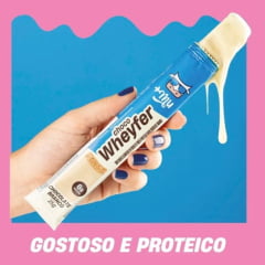 BARRA PROTEÍNA CHOCO WHEYFER SABOR CHOCOLATE BRANCO MAISMU