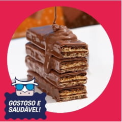 BARRA PROTEÍNA CHOCO WHEYFER SABOR CHOCOLATE COM AVELÃ MAISMU