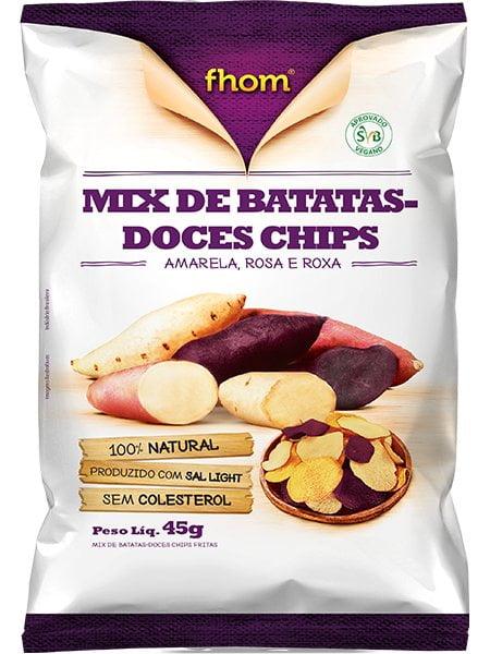 Mix de Batatas Doces Chips